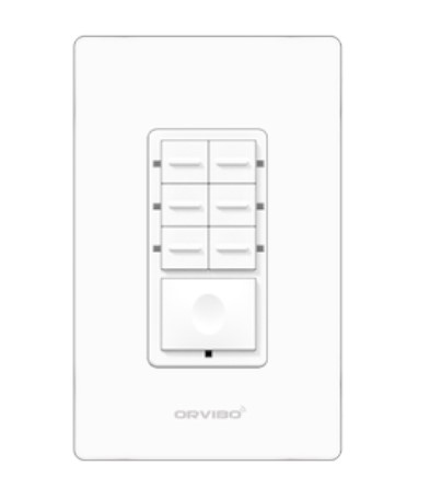 Botonera de 7 Escenas Inteligente ZIGBEE Orvibo T10S7ZW-1UO