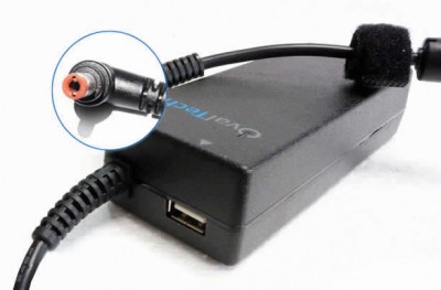 Adaptador para Computadora Portátil OVALTECH 20V/4.5AH C/Blister + USB